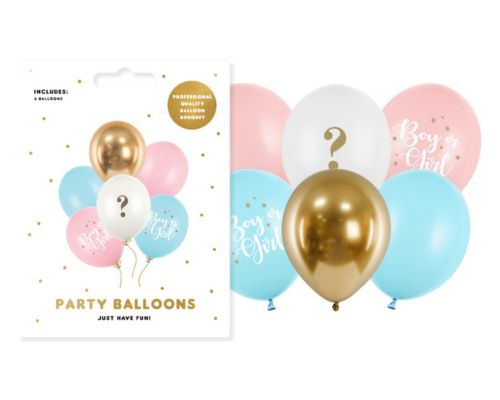 Zestaw balonów gender reveal